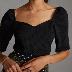 NWOT Anthropologie Maeve Sweetheart Top - Size Medium